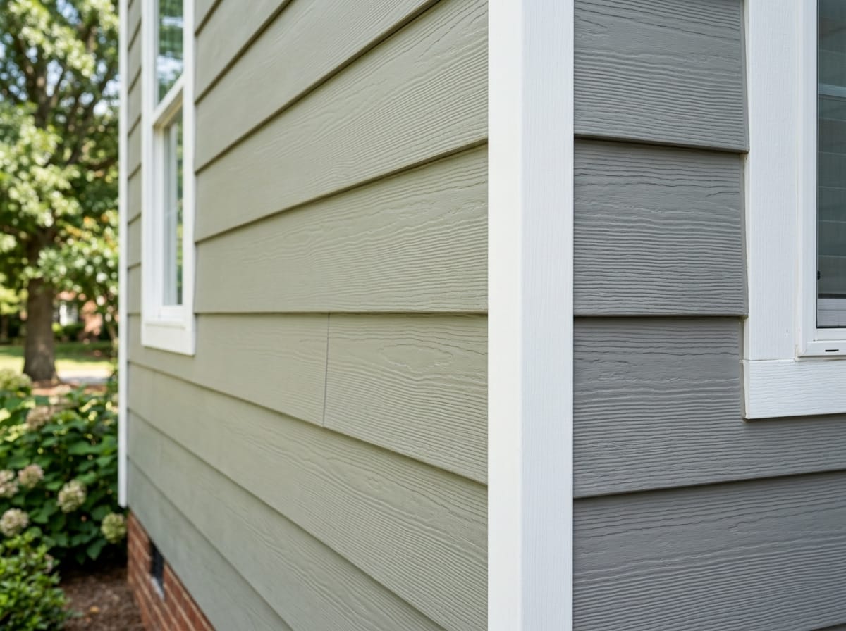 Professional photograph close up detail by Sturdy Siding Huntersville
