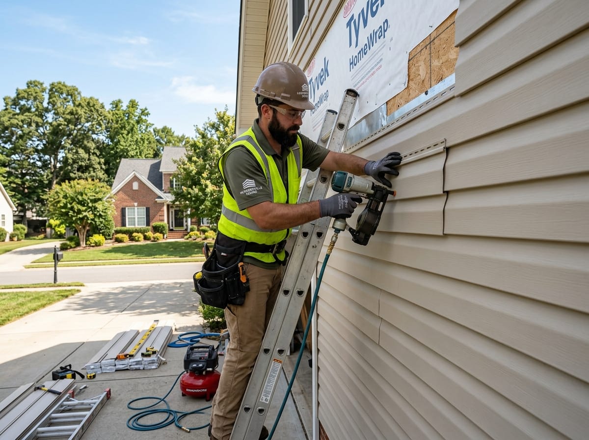 Professional photograph siding installation by Sturdy Siding Huntersville